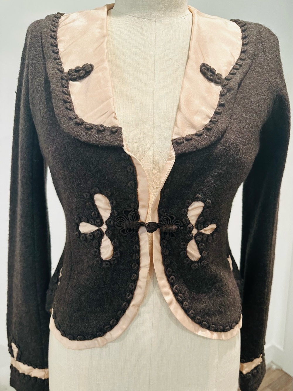 Guinevere Vintage Wool & Silk Cardi
